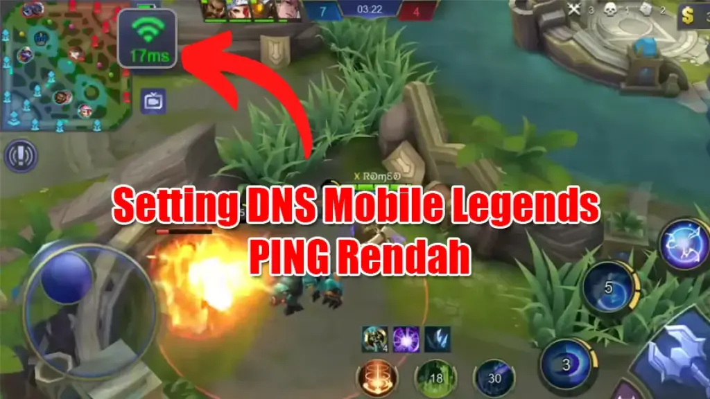 Cara Setting DNS Game Online Mobile Legends PING Rendah