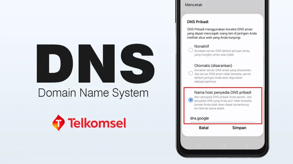 Cara Setting DNS Telkomsel di Android dan iOS